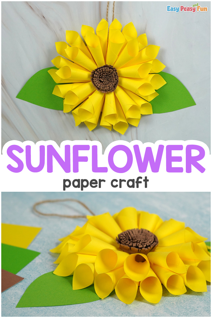 Paper Sunflower Craft