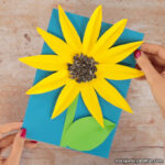 Paper Sunflower Craft Idea