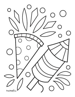 Celebration Coloring Page