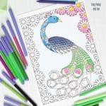 Peacock Coloring Page