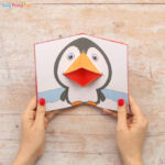 Penguin Pop Up Card Template Craft