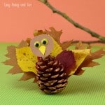 Pinecone Turkey Craft