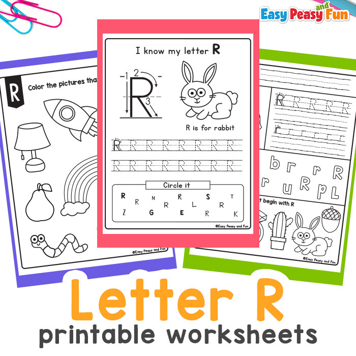 Preschool Letter R Worksheets