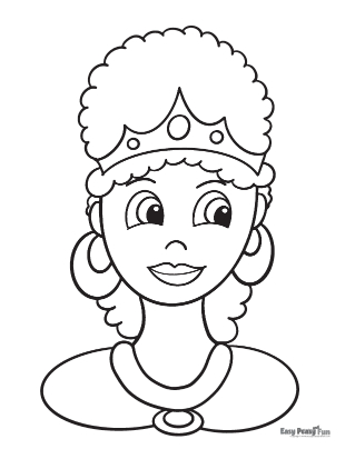 Princess Coloring Page