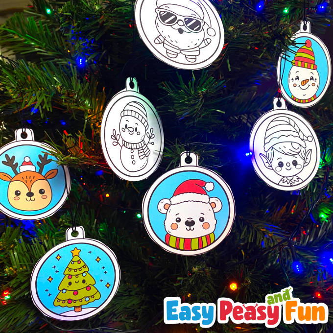 Printable Christmas Baubles