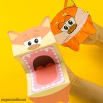 Printable Fox Puppets for Kids