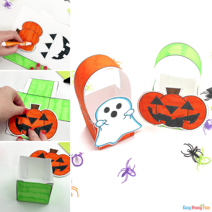 Printable Halloween Treat Boxes Idea