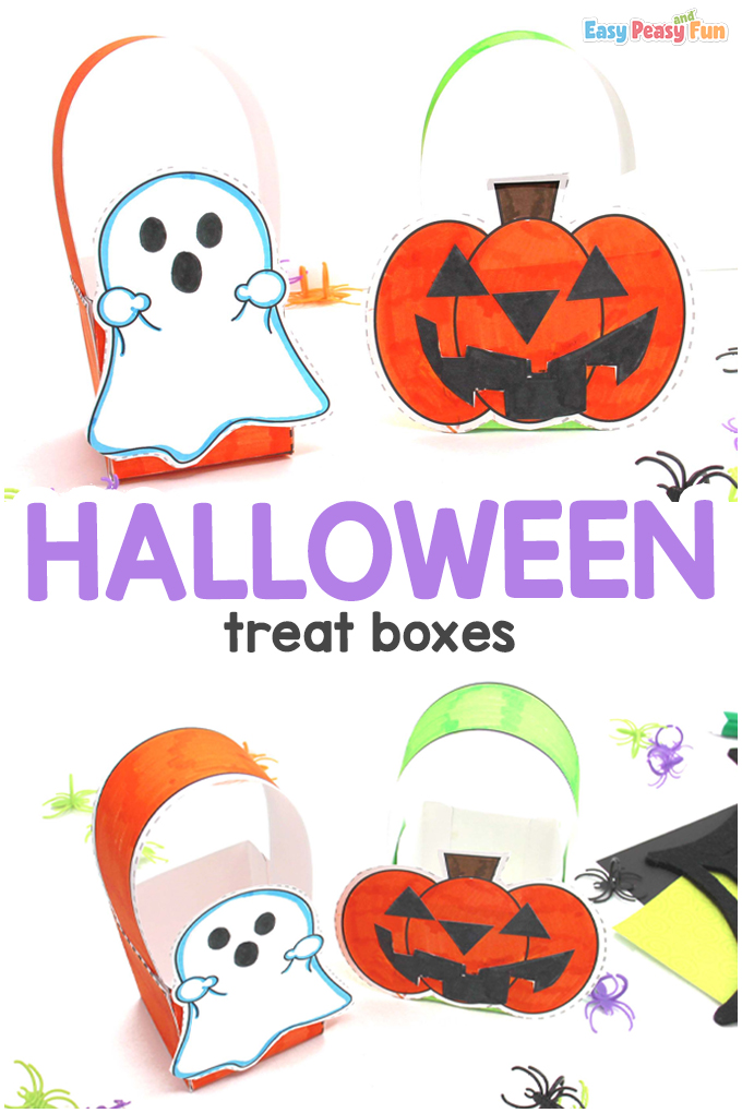 Printable Halloween Treat Boxes