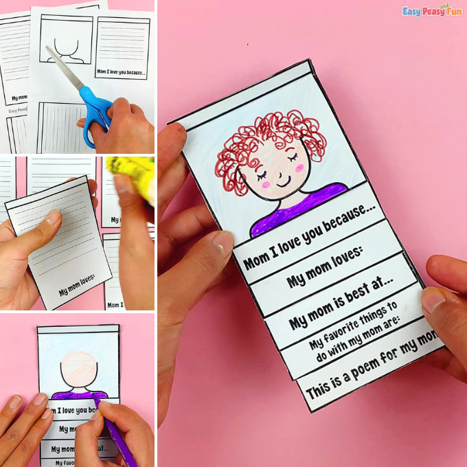 Printable Mothers Day Flip Book Idea