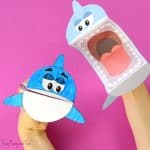 Printable Shark Puppet Paper Craft