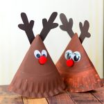 Rocking Paper Plate Reindeer Craft