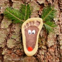 Salt Dough Reindeer Ornament