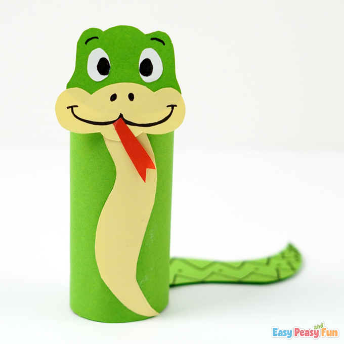 Snake Paper Roll Craft