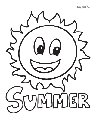 Summer Coloring Pages