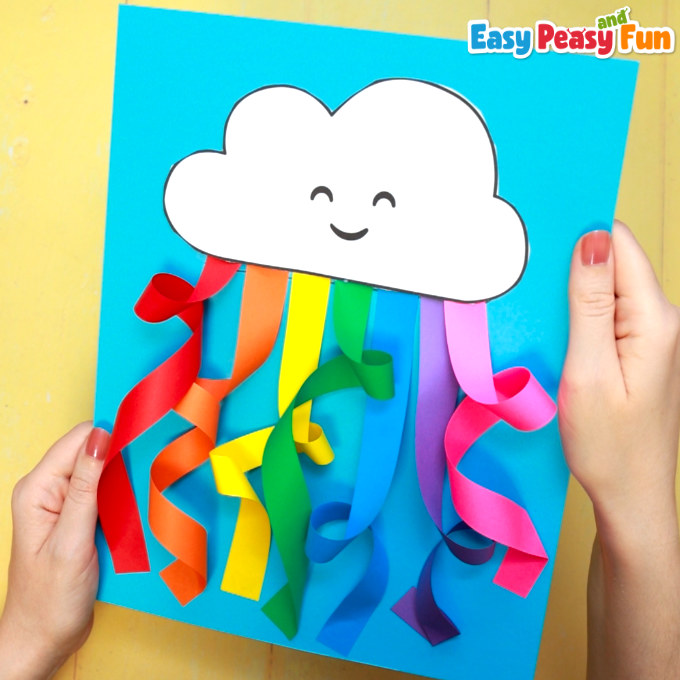 Swirly Rainbow Craft