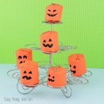 Toilet Paper Roll Pumpkins Craft