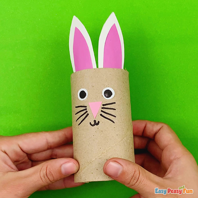 TP Roll Bunny Craft