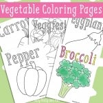 Vegetables Coloring Pages