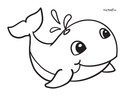 Whale Coloring Page