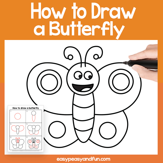 How to Draw a Butterfly