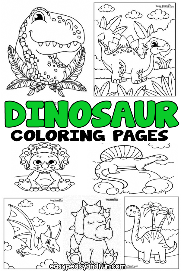 Printable Dinosaur Coloring Pages