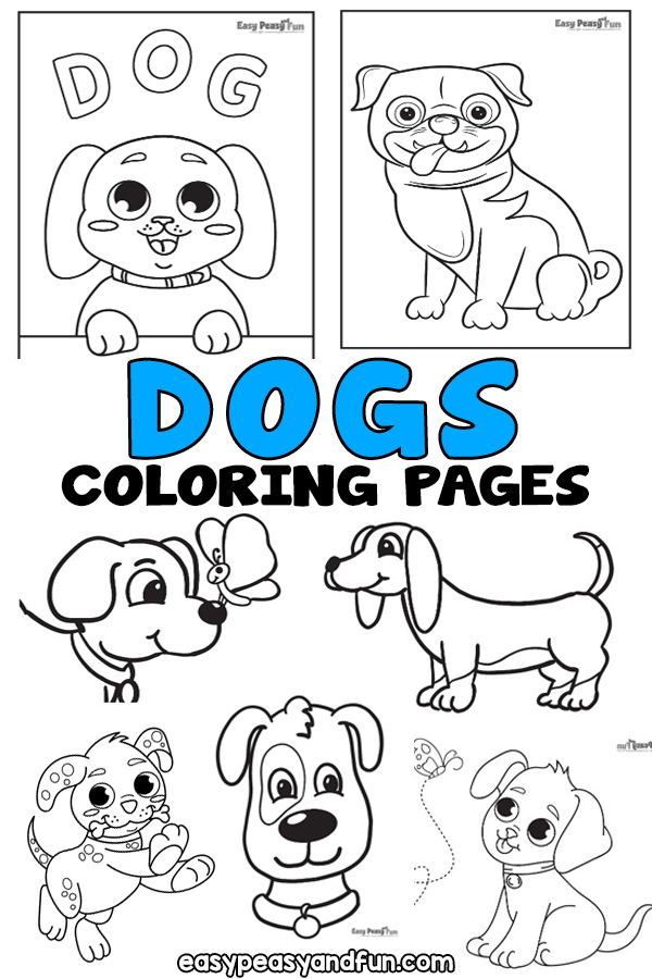 Printable Dog Coloring Pages