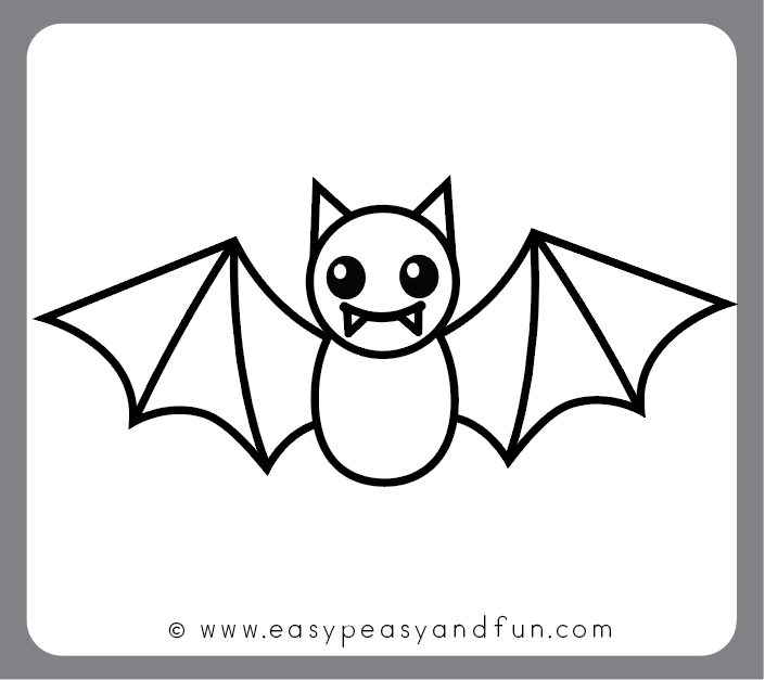 Finsihed bat drawing