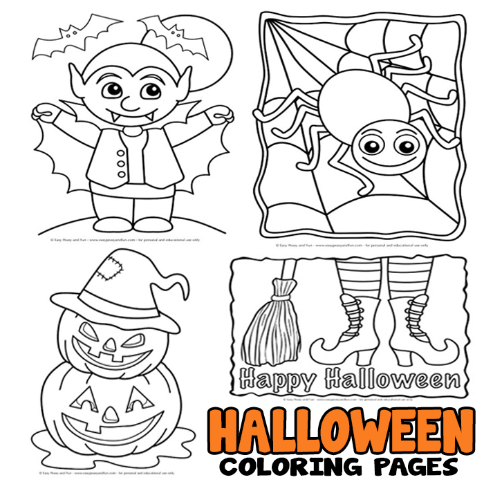 Halloween Coloring Sheets