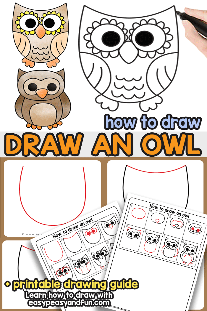 How to draw an owl