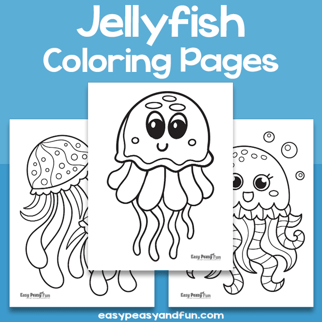 Jellyfish Coloring Pages