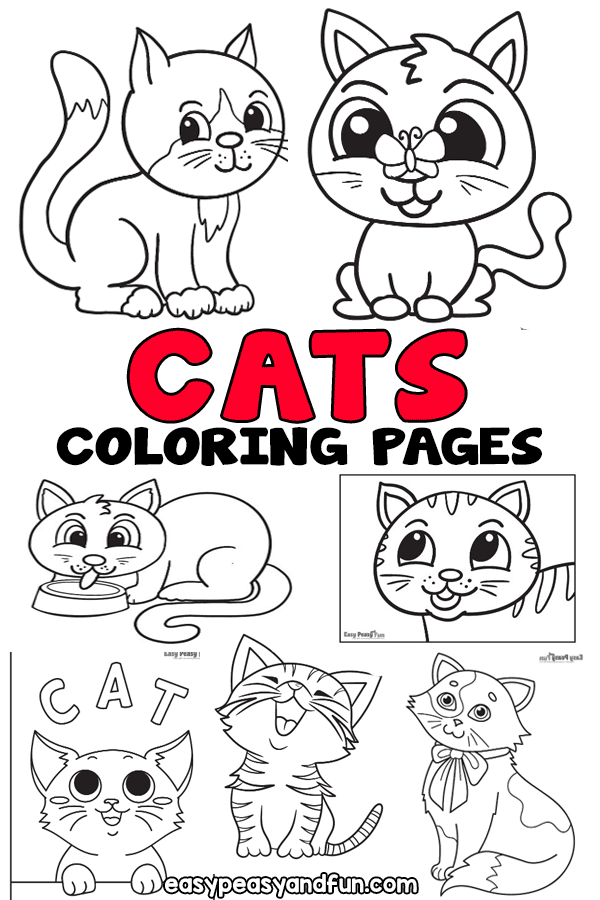 Printable Cat Coloring Pages
