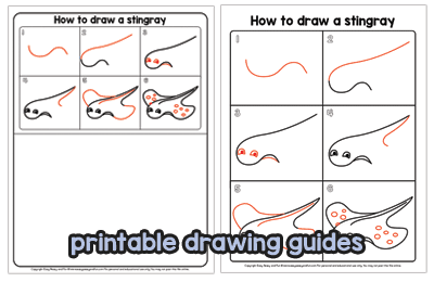 Printable Drawing Guides Stingray