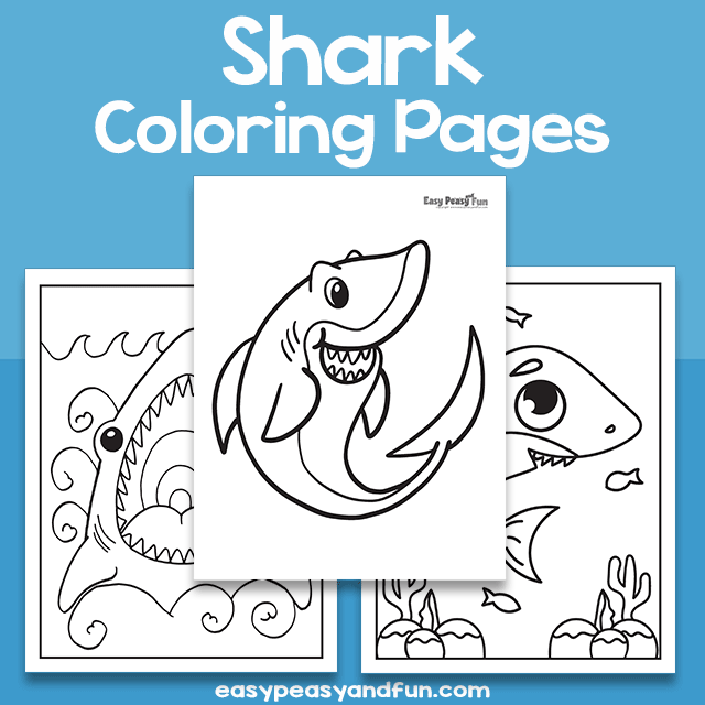 Shark Coloring Sheets