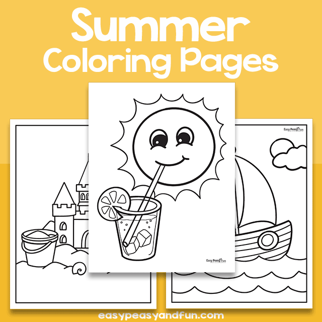 Summer Coloring Pages